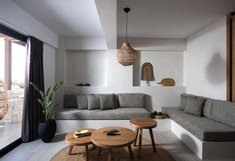 سوییت جونیور با چشم‌انداز دریا, Irida Hotel Agia Pelagia