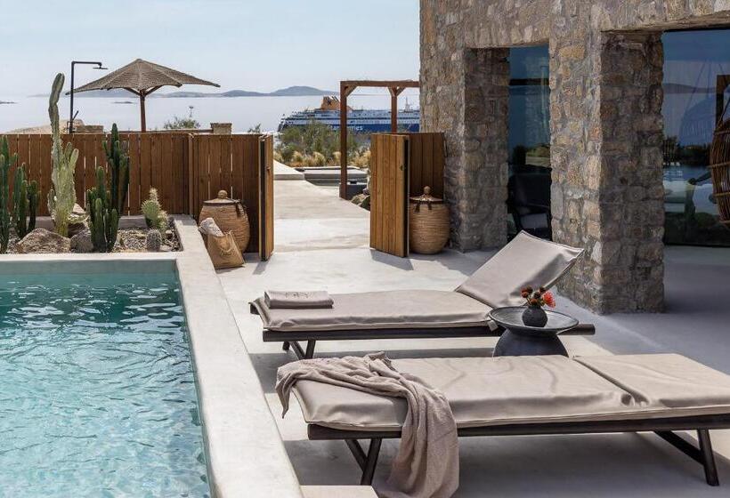 Вилла с 1 спальней и бассейном, Rocabella Mykonos