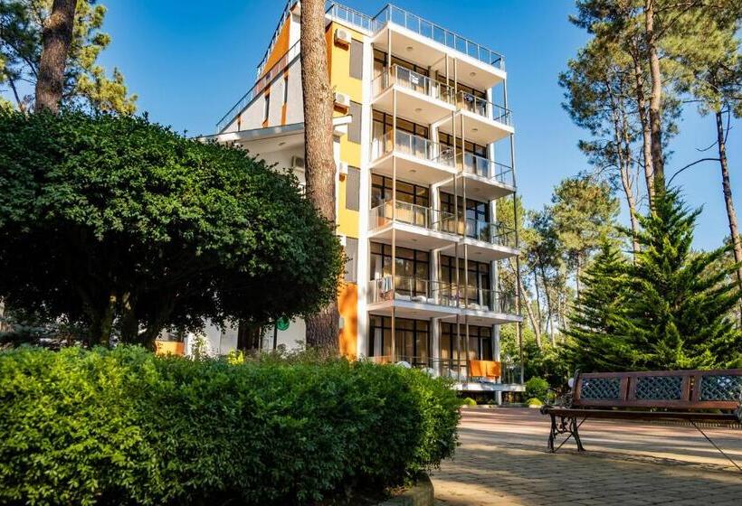 اتاق خانوادگی با چشم‌انداز باغ, Buxus Hotel Shekvetili