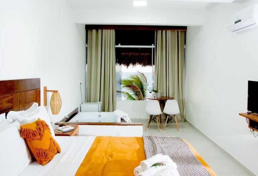 اتاق لوکس با چشم‌انداز دریا, Villa água De Coco Preá