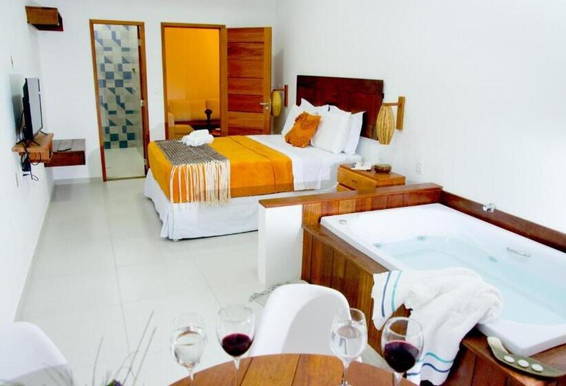 اتاق لوکس با چشم‌انداز دریا, Villa água De Coco Preá