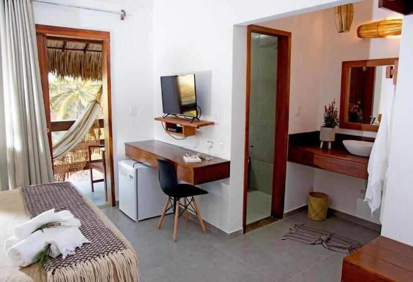 اتاق لوکس با بالکن, Villa água De Coco Preá