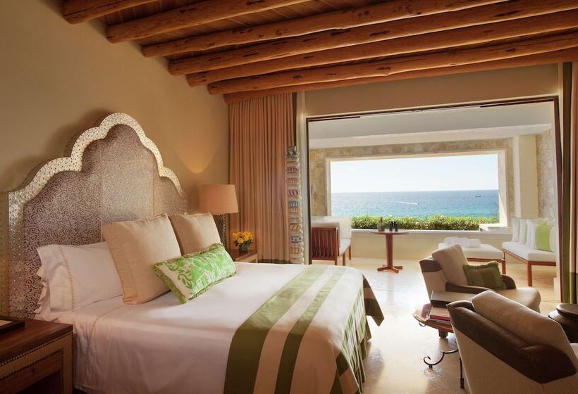 海の見えるダブルベッドスタンダードルーム, Waldorf Astoria Los Cabos Pedregal