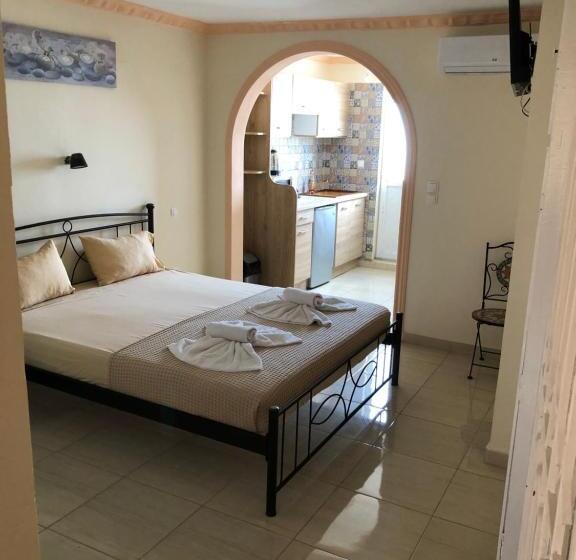 آپارتمان 1 خوابه با چشم‌انداز دریا, Nikolakakis Rooms Lavrio