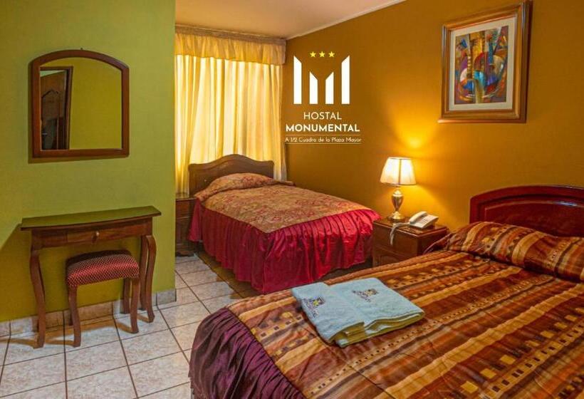 اتاق استاندارد سه نفره, Hostal Monumental A Media Cuadra De La Plaza Mayor