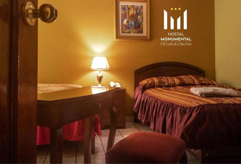 اتاق استاندارد سه نفره, Hostal Monumental A Media Cuadra De La Plaza Mayor