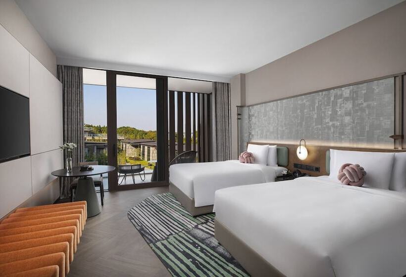 اتاق پریمیوم با چشم‌انداز باغ, Indigo Suzhou Yangcheng Lake, An Ihg