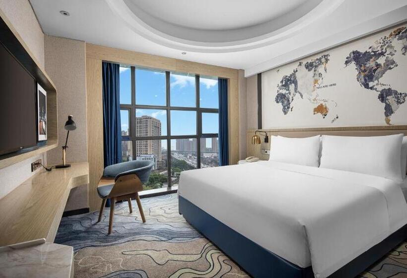 Quarto Deluxe Cama King, Ramada By Wyndham Changsha Tianxin