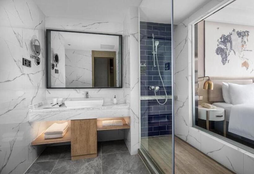 Quarto Deluxe, Ramada By Wyndham Changsha Tianxin