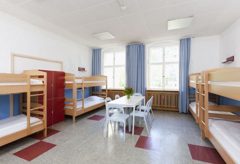 Bed in Shared Room with Shared Bathroom, Three Little Pigs Hostel   Your Berlin Castle