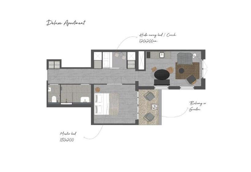 Apartamento Deluxe 1 Dormitório, Boutique Hotel Benedict Noordwijk