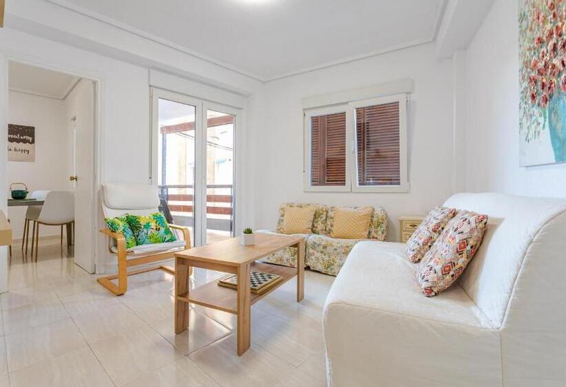 Apartamento 1 Dormitório com Terraço, Hostal El Perelló, Valencia