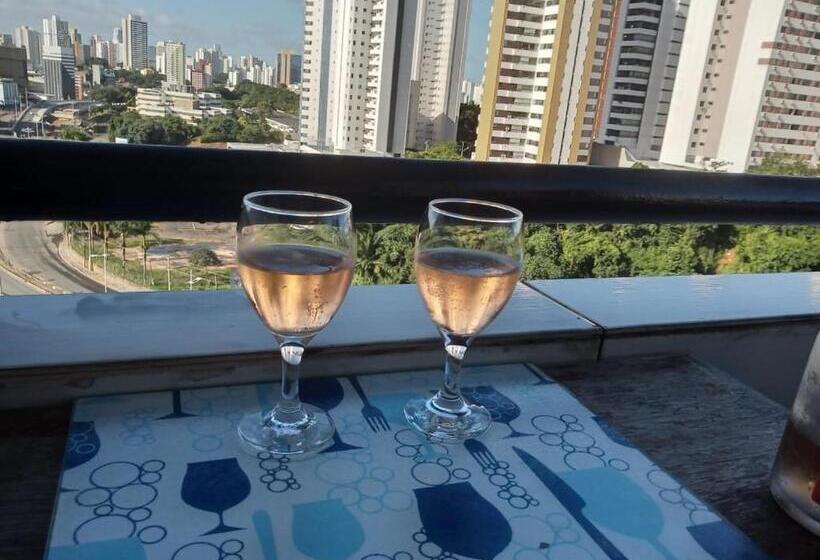 Estúdio Estandar com Sacada, Flat Ana Regis Ap1010