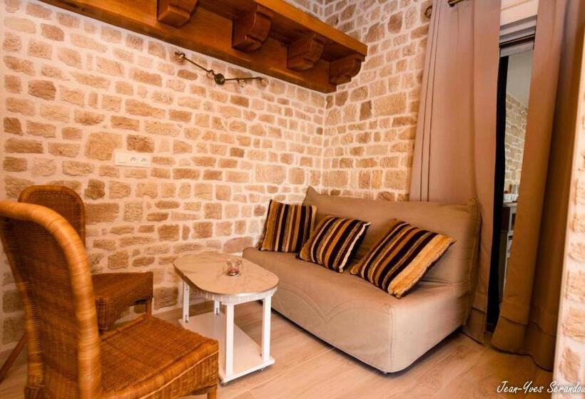 استودیو استاندارد با چشم‌انداز استخر, Le Mas Des Mathes, Chambres D Hôtes, Studios