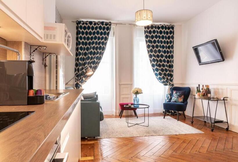 آپارتمان 1 خوابه همکف, Townhouse Trouville   Appart Hotel & Studios