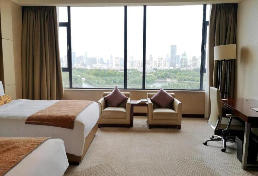 اتاق پریمیوم با چشم‌انداز دریاچه, Renaissance Tianjin Lakeview
