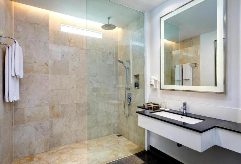 带泳池观景的豪华房, Novotel Palembang