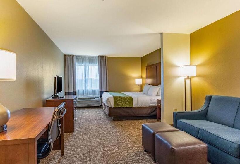Люкс Кровать Кинг, Comfort Inn & Suites Tuscumbiamuscle Shoals