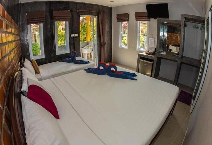 اتاق استاندارد سه نفره, Lanta New Beach Bungalows   Sha Plus