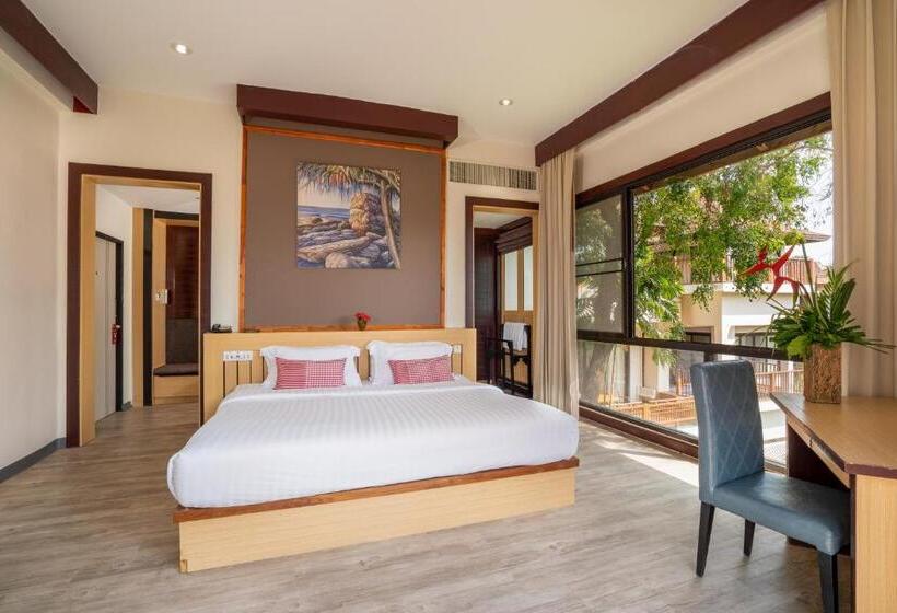 발코니 디럭스 룸, The Briza Beach Resort, Samui   Sha Plus