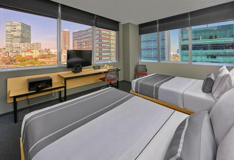 Номер Стандарт 2 Двуспальные Кровати, City Express Plus By Marriott Ciudad De México Santa Fe