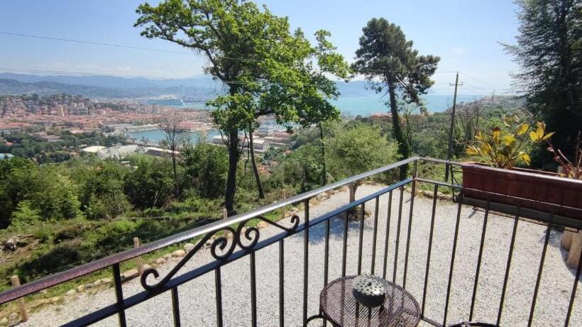 غرفة ديلوكس مطلّة علي البحر مزوَّدة بشُرفة, Agriturismo Belvedere 9