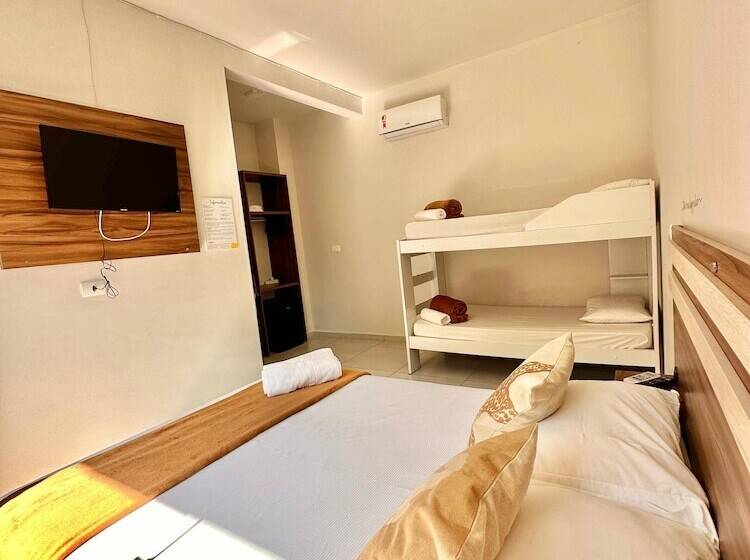 اتاق استاندارد چهار تخته, Pousada Villa Vantino