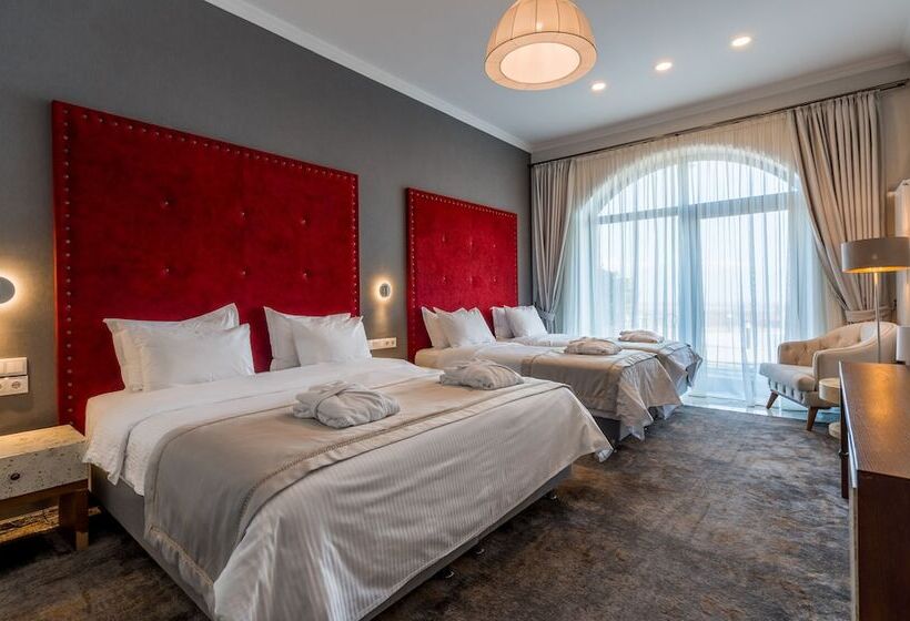 اتاق استاندارد با چشم‌انداز استخر, Panorama Kakheti Resort By Cosmos Hotels