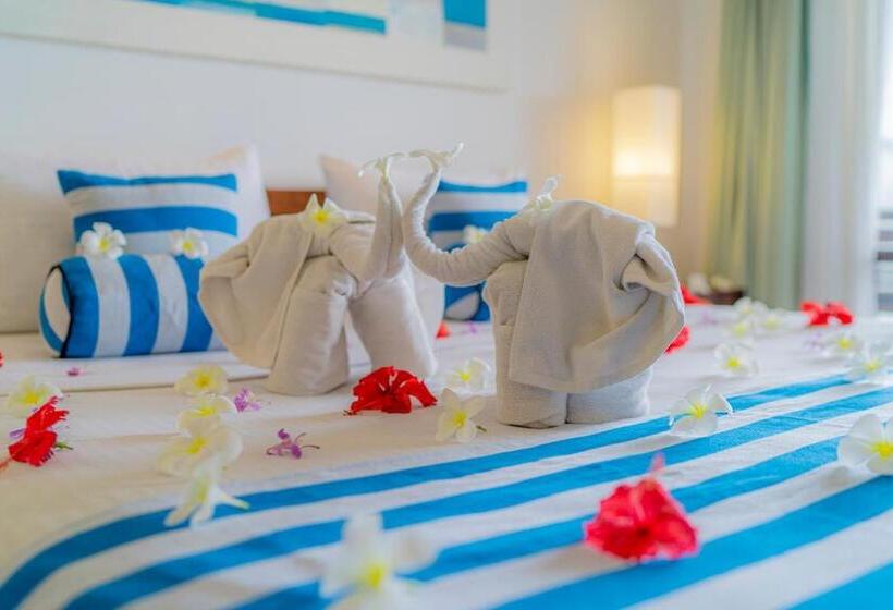 발코니가 있는 바다 전망 수피리어 룸, Temple Tree Resort & Spa