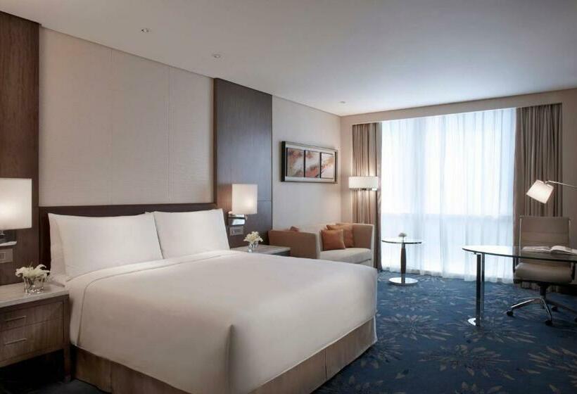 اتاق لوکس با تخت بزرگ, Shanghai Marriott Hotel Pudong East