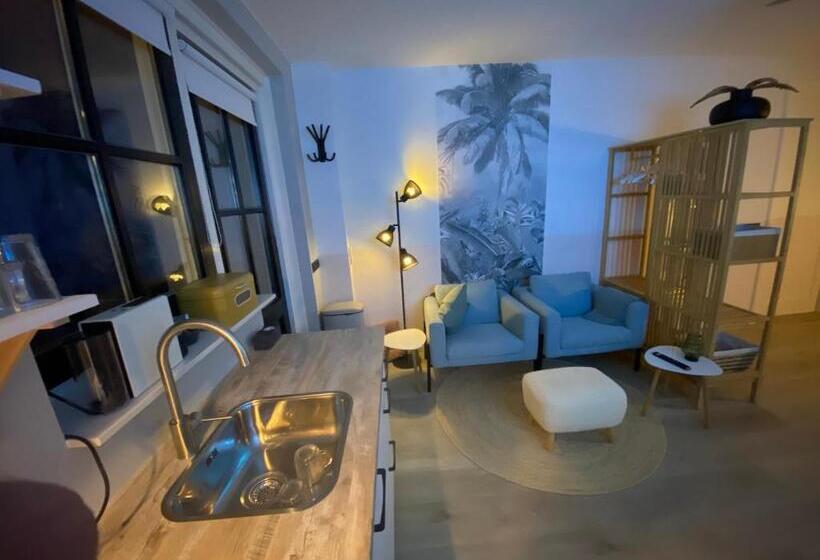 اتاق استاندارد با تراس, Vakantiehuisje Het Kiekje