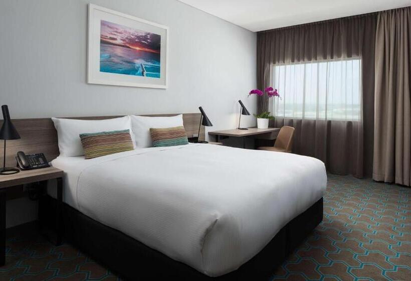 اتاق دلوکس با تخت کینگ و چشم‌انداز, Rydges Sydney Airport