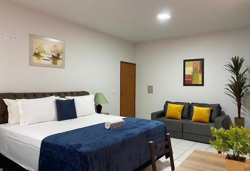 Люкс Deluxe Кровать Кинг, B & A Suites Inn Hotel   Quarto Luxo Safira