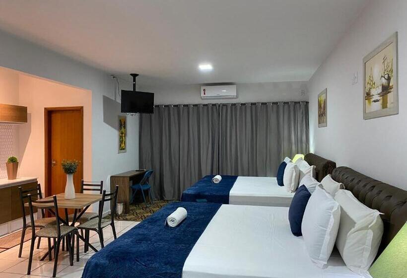 Люкс Deluxe Кровать Кинг, B & A Suites Inn Hotel   Quarto Luxo Safira