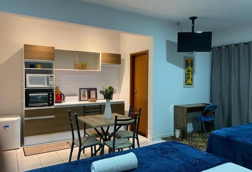 Люкс Deluxe Кровать Кинг, B & A Suites Inn Hotel   Quarto Luxo Safira