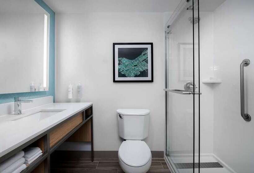 带大床的标准间, Hilton Garden Inn Casablanca Sud