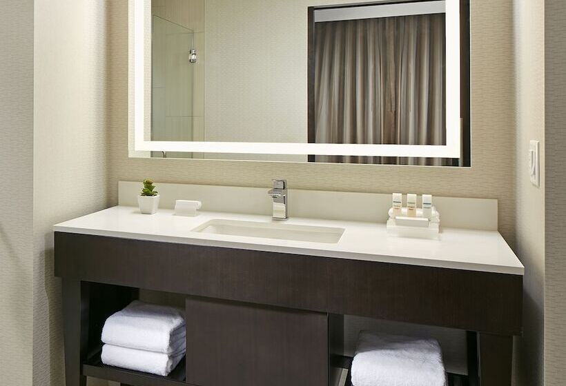 带双人床的标准工作室, Homewood Suites By Hilton San Diego Downtown/bayside