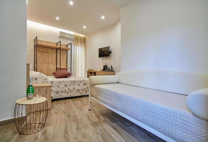 اتاق استاندارد سه تخته با بالکن, B&b Giglio Di Mare
