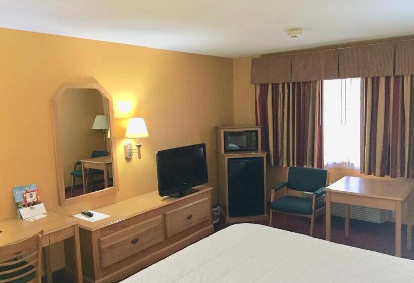带大床的标准间, Parkfield Inn  Clinton