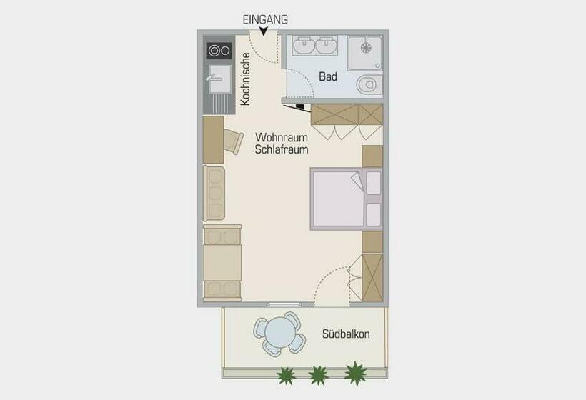 Студия Стандарт, Residence Hirzer