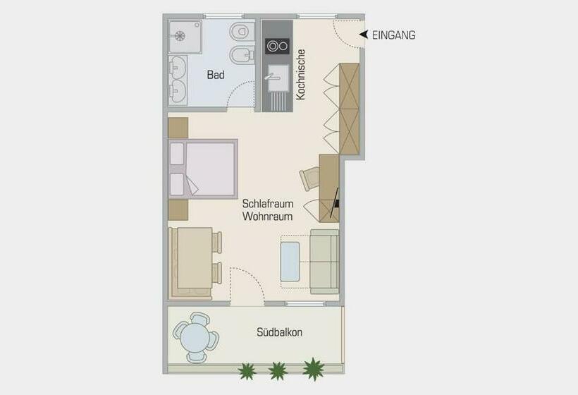 Студия Стандарт, Residence Hirzer