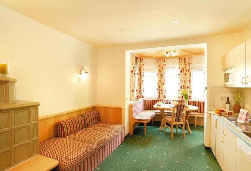 Апартаменты 1 Спальня с Балконом, Apparthotel Talhof, Restaurant, Pool Und Spa