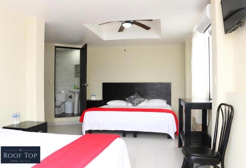 غرفة ديلوكس, Roof Top Hotel Xilitla