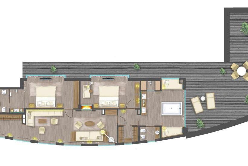 سوئیت پنت هاوس, Elisabethhotel Premium Private Retreat  Adults Only