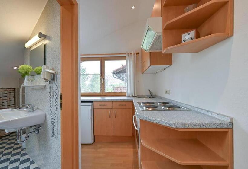 Апартаменты 1 Спальня с Террасой, Landhaus Grobert