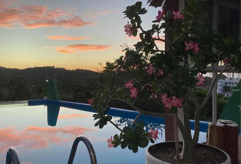 آپارتمان 1 خوابه با چشم‌انداز دریا, Namasté Zipolite Suites
