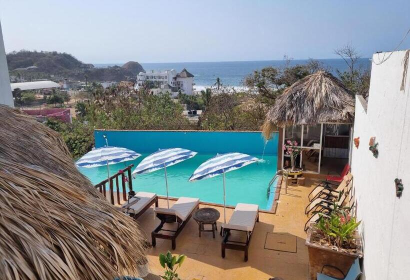 آپارتمان 1 خوابه با چشم‌انداز دریا, Namasté Zipolite Suites
