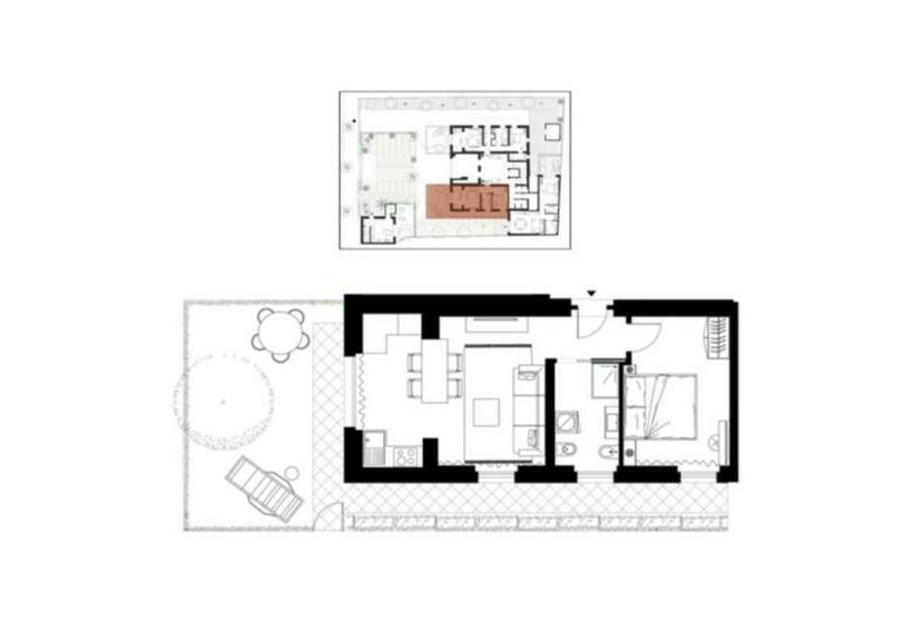 آپارتمان 1 خوابه, Elegance Riccione