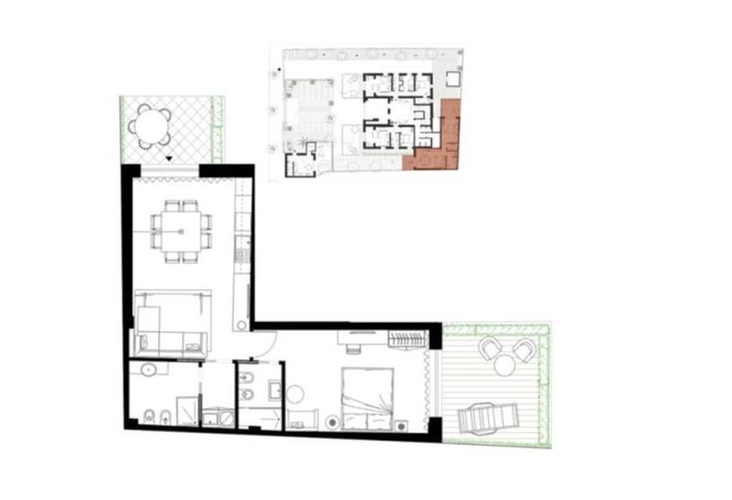 آپارتمان سوپریور 1 خوابه, Elegance Riccione