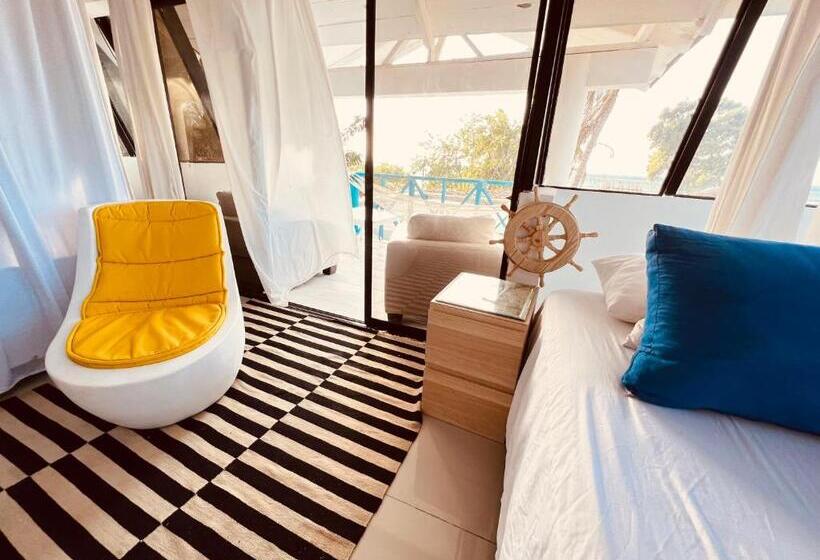 Quarto Estandar, Bluemare Ecohotel Frente A La Playa Ensendada